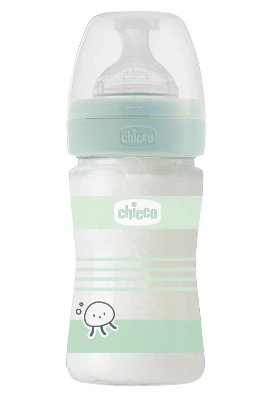 CHICCO - WELL BEING Γυάλινο Μπιμπερό ΘΣ 0+m (Unisex) - 150ml